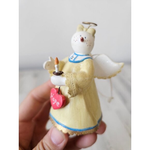 Sandi gore evans Angel snowman ornament hope candle candy cane Xmas tree - Picture 9 of 14
